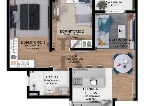 Planta Com Sacada